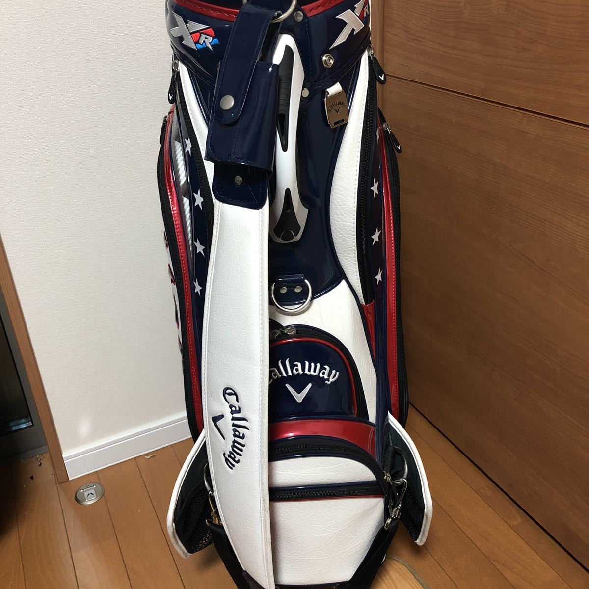 美品·Callaway·琺瑯×合成皮革·high grade模型·旅行專業配置球桿袋 原文:美品・キャロウェイ・エナメル×合成皮革・ハイグレードモデル・ツアープロ仕様キャディバッグ