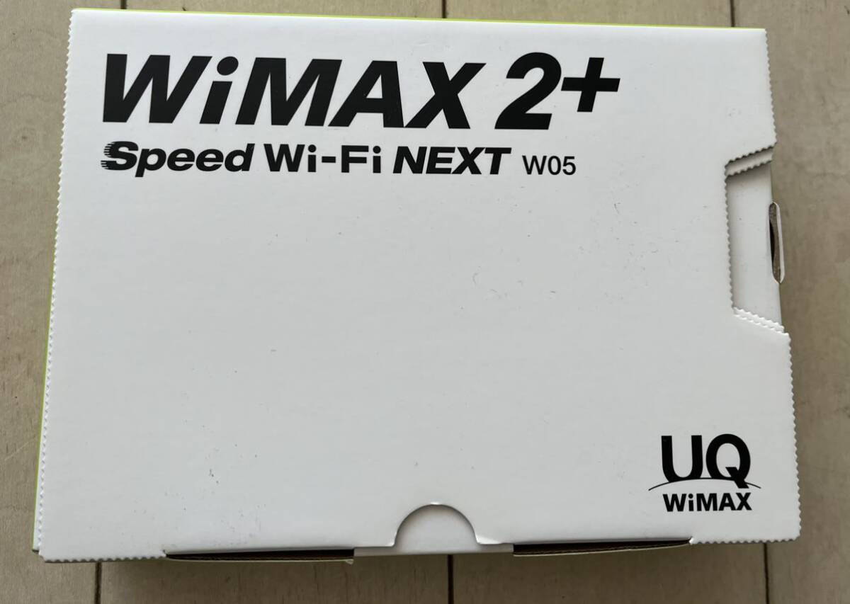 WiMAX Speed Wi-Fi NEXT W05 モバイルルーター ブラック ライム モバイルWi-Fi 11.450.07.31.824の画像1