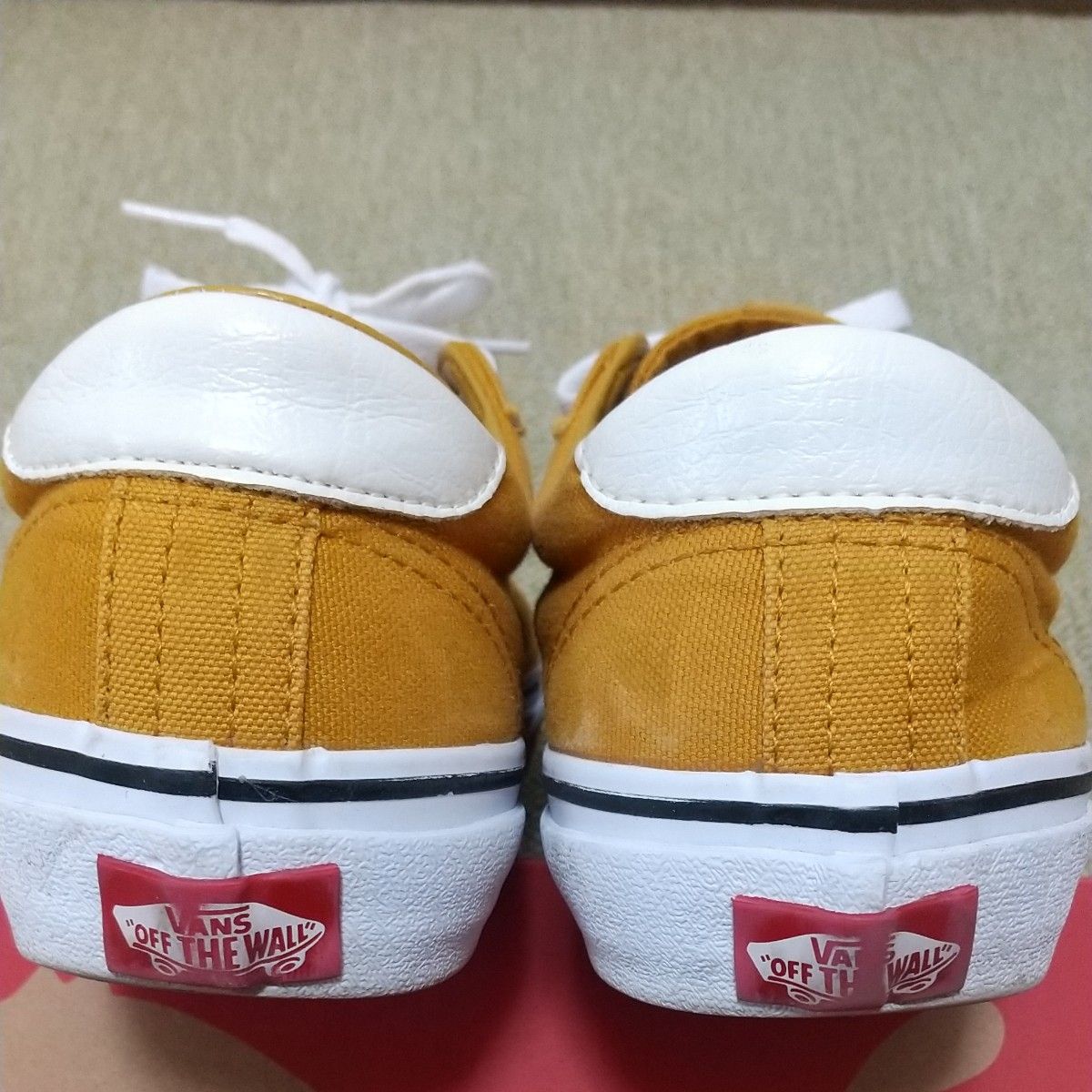 VANSスニーカー　スケーター　イエロー　27cm