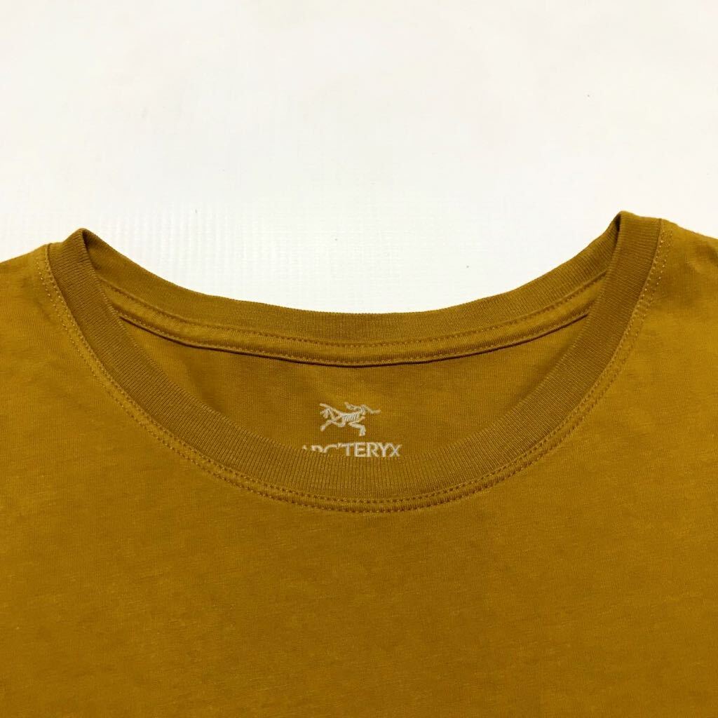 未使用/ARC’TERYX/Logo Print T-Shirt/Short Sleeve/Caramel/M/アークテリクス/半袖ロゴプリントTシャツ/キャラメル/11625-7-SS002792-1/3
