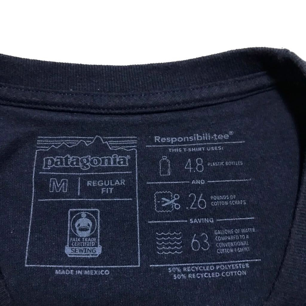 PATAGONIA/P-6 LOGO RESPONSIBILI-TEE/Short Sleeve/39174/Classic Navy/Medium/パタゴニア/P-6 ロゴ レスポンシビリ半袖Tシャツ/ネイビー_画像3