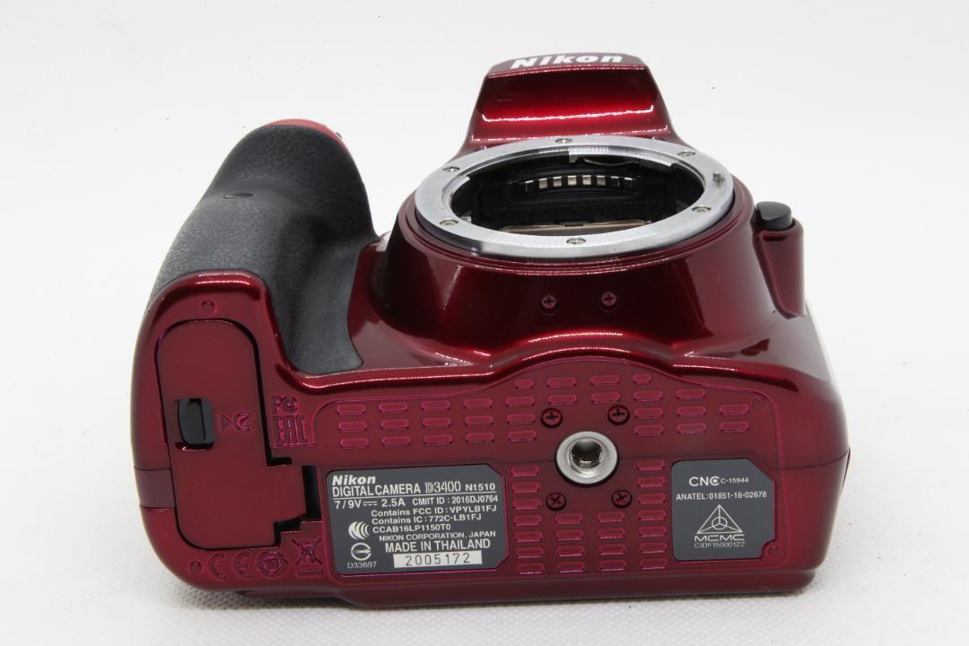 【C2232】Nikon D3400 レッド ニコン_画像9