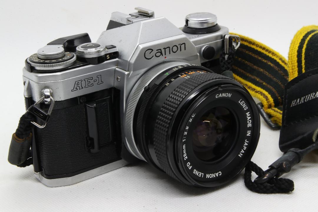 【C2282】Canon AE-1 + FD 28 2.8 S.C キャノン_画像3