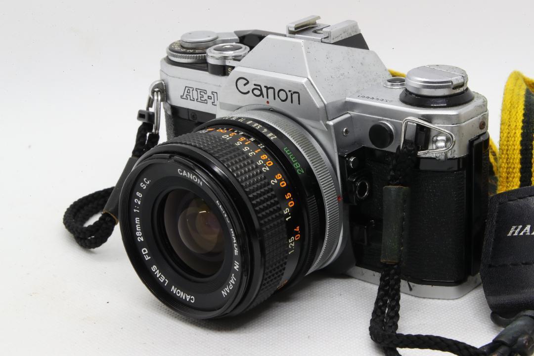 【C2282】Canon AE-1 + FD 28 2.8 S.C キャノン_画像4