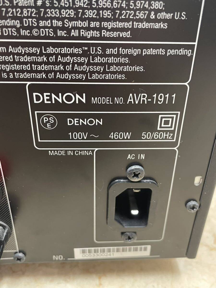 ST0403 DENON/ Denon AV Surround ресивер AV усилитель 7.1ch AVR-1911 звук оборудование 