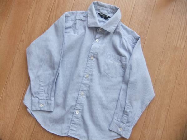  Comme Ca Du Mode *110A* проверка голубой. рубашка с длинным рукавом блуза 