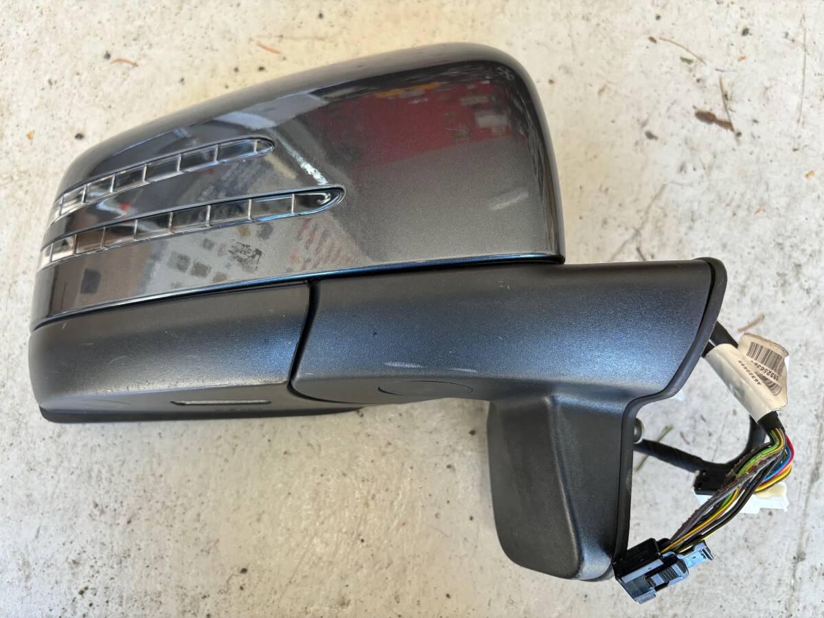 W463 latter term original door mirror right side 2014 year Blue TEC tenorite gray 