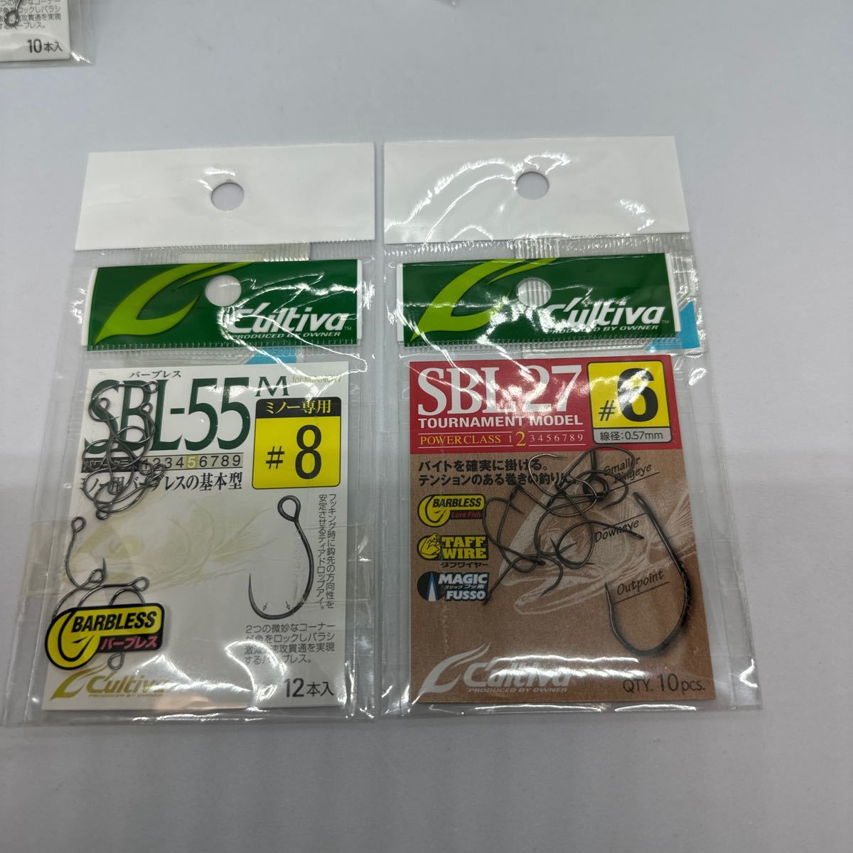 カルティバ トラウト用バーブレスフック SBL-47.27トーナメントモデル　1個250円！まとめ買いがお得！オーナー針 CULTIVA_画像5