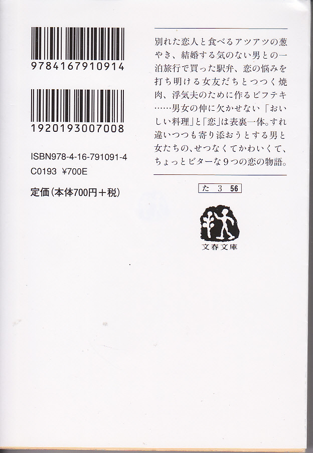 0715【送料込み】《田辺聖子の文庫本2冊+１冊おまけ》「鏡をみてはいけません」・「おいしいものと恋のはなし」+(おまけ)「金魚のうろこ」