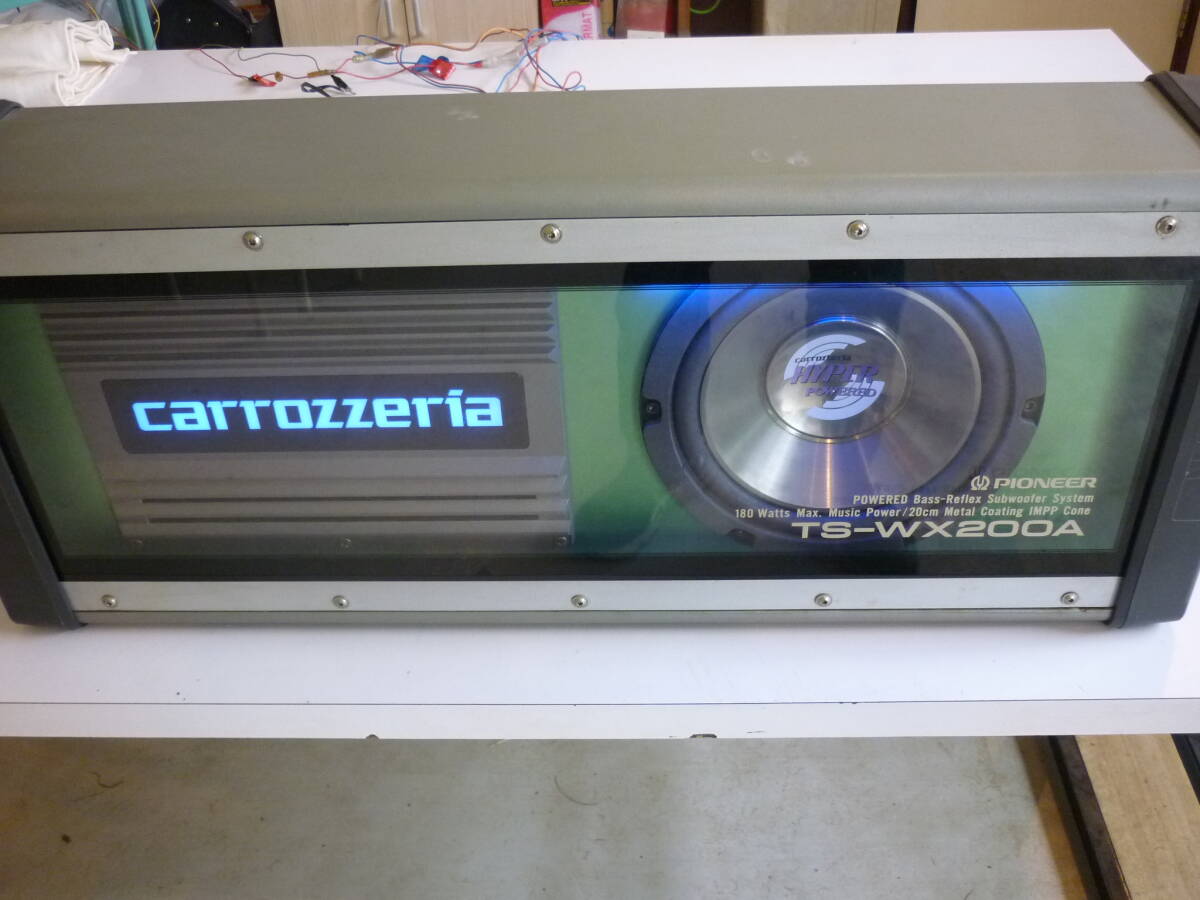 実動品 carrozzeria TS-WX200A パワードサブウーファーの画像3