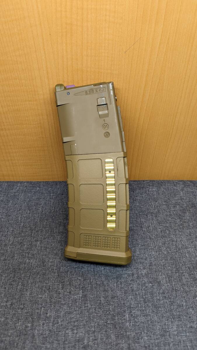 T8 窓付き Pmag FDE MWS (window GBB 東京マルイ マガジン_画像1