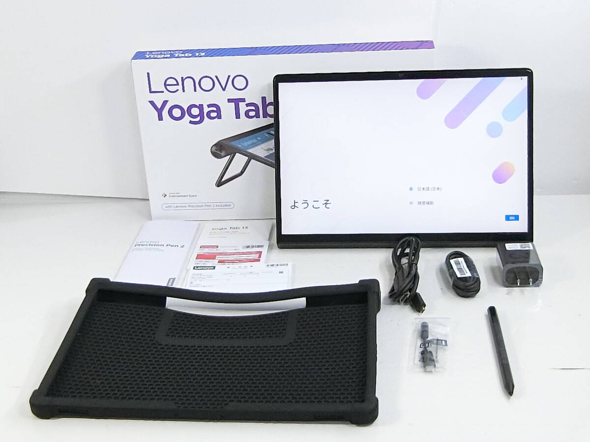 Lenovo ZA8E0029JP タブレット Yoga Tab 13 シャドーブラック　超美品　希少機種サブディスプレイとして利用可能　タッチペン付_画像1