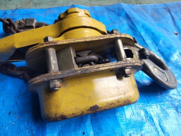A-664 Futaba lever block 3 ton CV-3 beautiful goods mostly using not storage goods chain lever Gotcha large heavy equipment forwarding .3t load tightening 