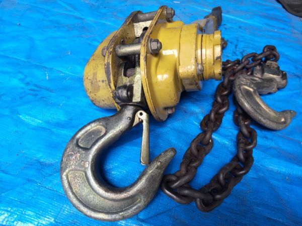 A-664 Futaba lever block 3 ton CV-3 beautiful goods mostly using not storage goods chain lever Gotcha large heavy equipment forwarding .3t load tightening 