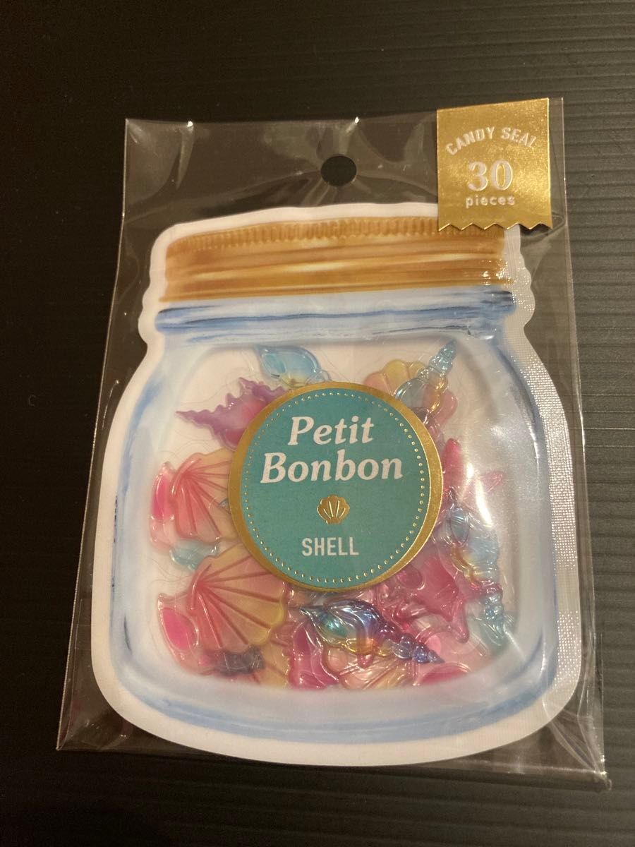 Petit Bon bon  SHELL  Seal   シール  貝殻