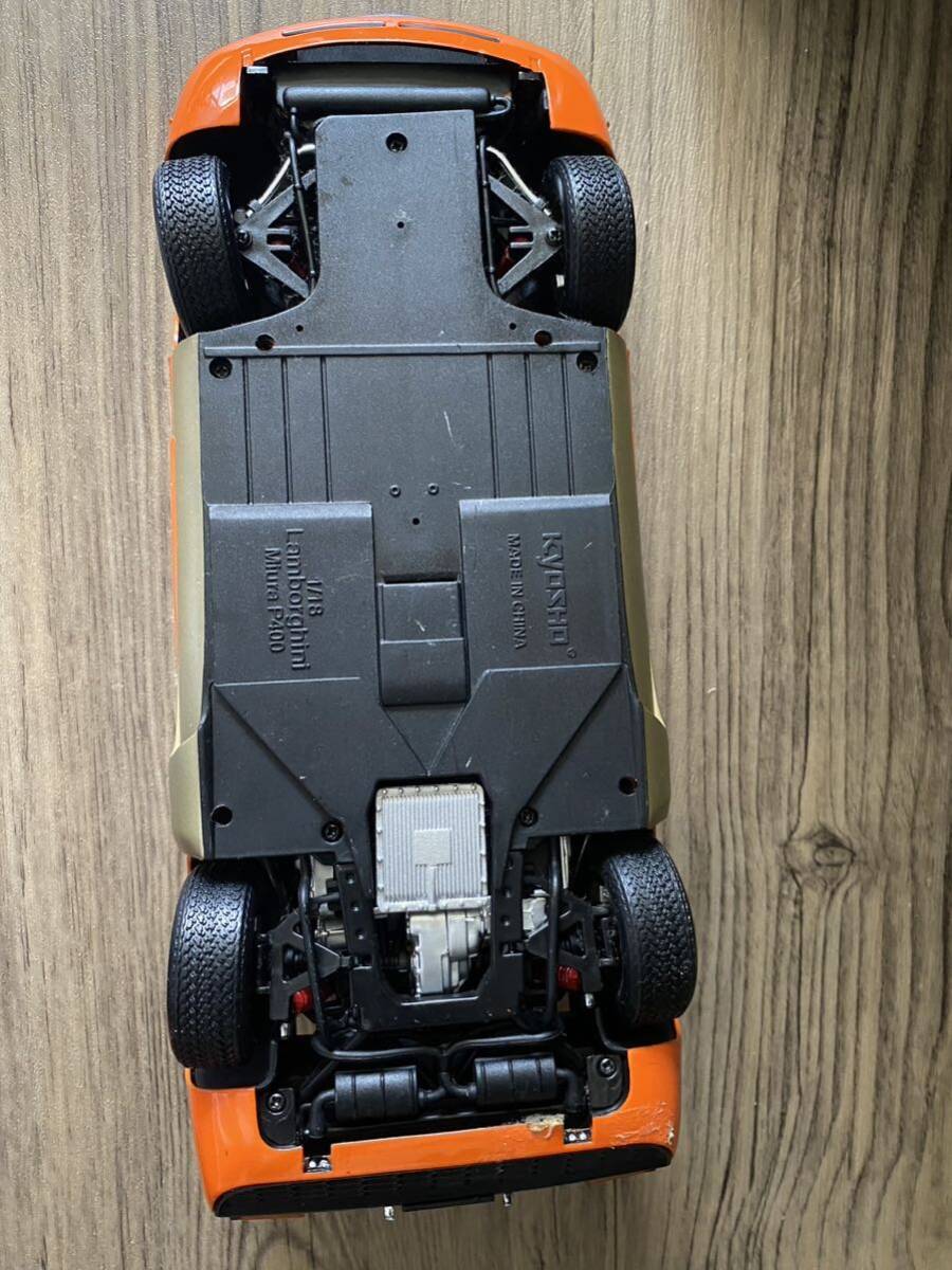 難あり KYOSHO 1/18 LAMBORGHINI Miura P400ランボルギーニ イオタ 京商 ミウラの画像7