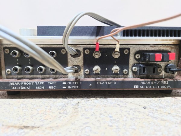  dog electrification has confirmed * synthesizer *[ Sansui /SANSUI]QS system 4 channel rear amplifier audio 1970 period Showa Retro consumer electronics used present condition goods 
