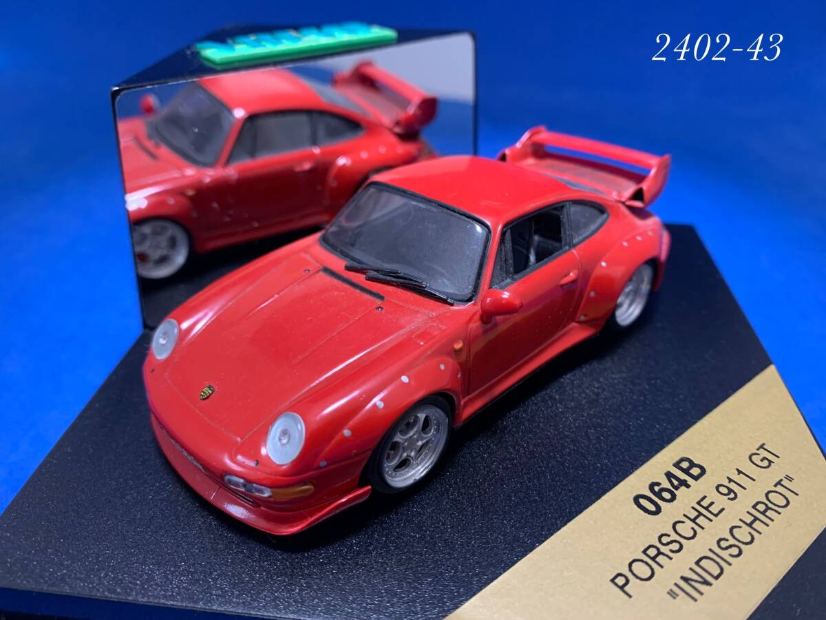 ◆◆絶版 1/43◆◆ VITESSE Porsche ポルシェ 911 GTIndischrot インディアンレッド 箱あり＜2402-43＞の画像1