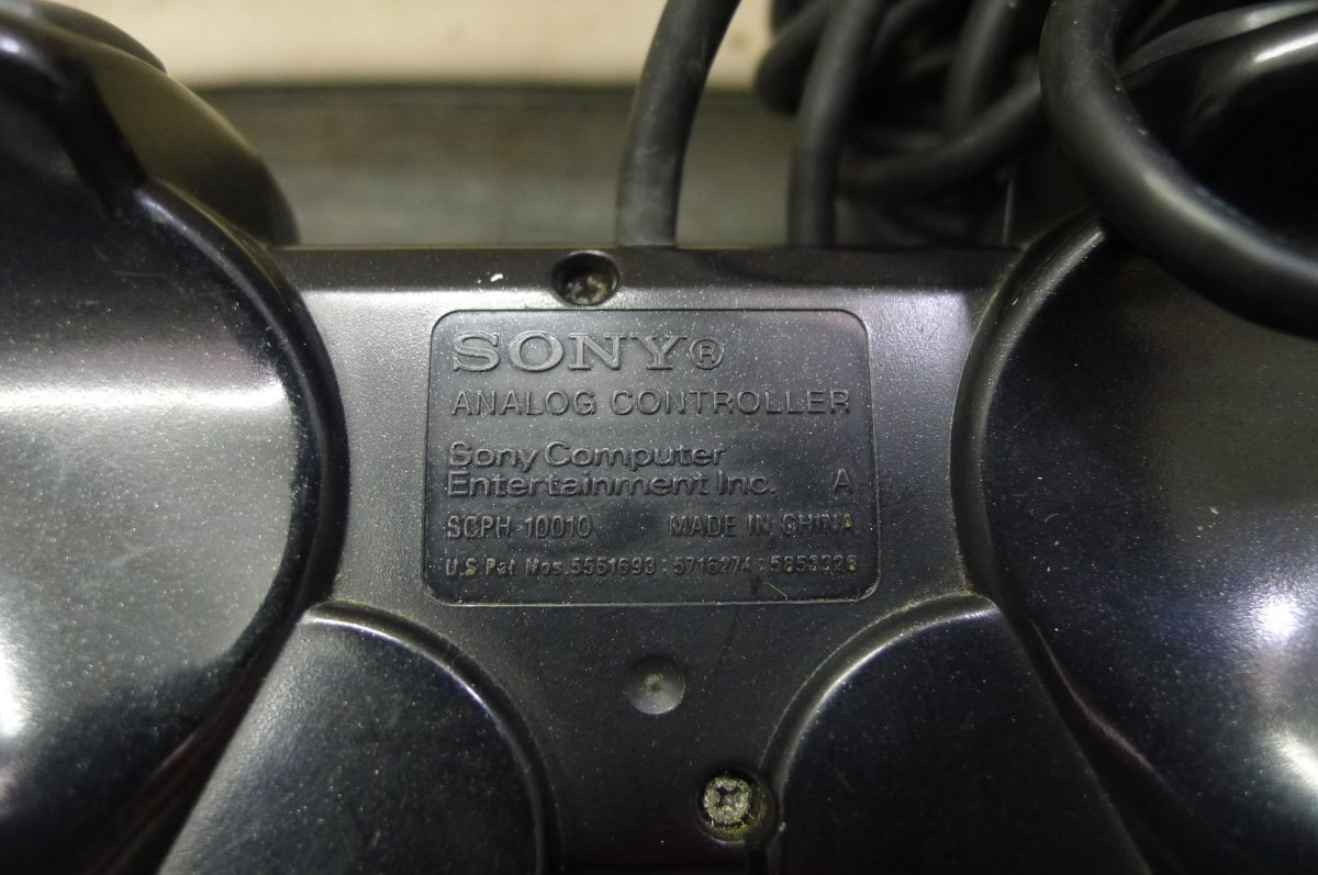 CC1284 SONY/ソニー Playstation2専用 PS2 コントローラー 2点まとめてお得セット SCPH-10010 コントローラー ゲーム おもちゃ 動確Ok/60_画像3