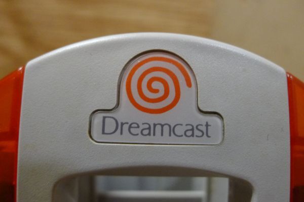 DD567 SEGA セガ [Dreamcast コントローラ HKT-7700] オレンジ系 ドリキャス DC 動作確認済 /60の画像3