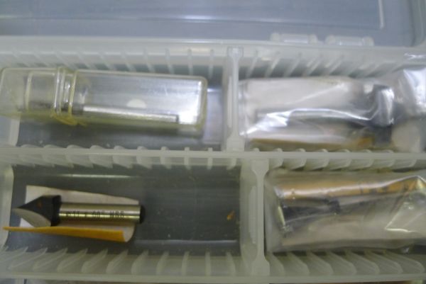DD558 cut . tool together [ router bit Φ11×60°HSS Germany], endmill, trimmer bit 6 point set, other unused equipped /60