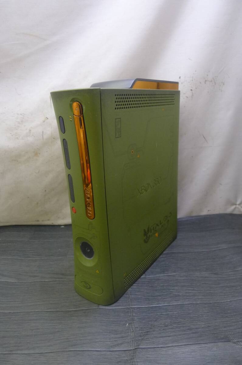 CC1087 Microsoft XBOX360 CONSOLE HALO3モデル HDD HDMI端子付 本体のみ 2007年 ゲーム おもちゃ ジャンク/100の画像1