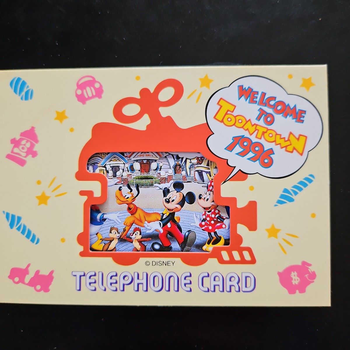 東京ディズニーランド　telephoneカード