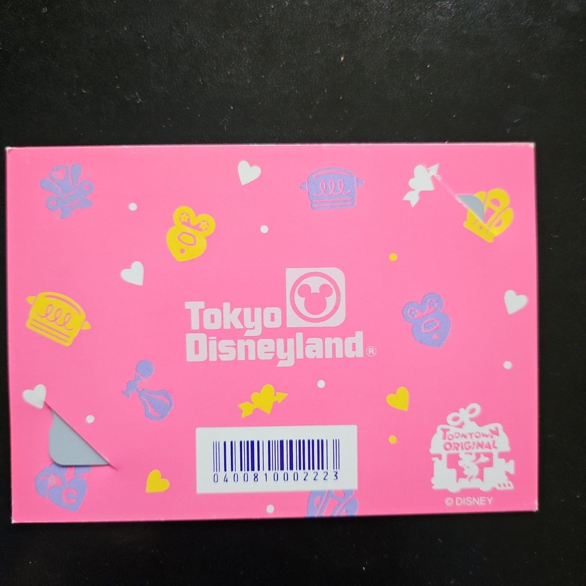 東京ディズニーランド　telephoneカード