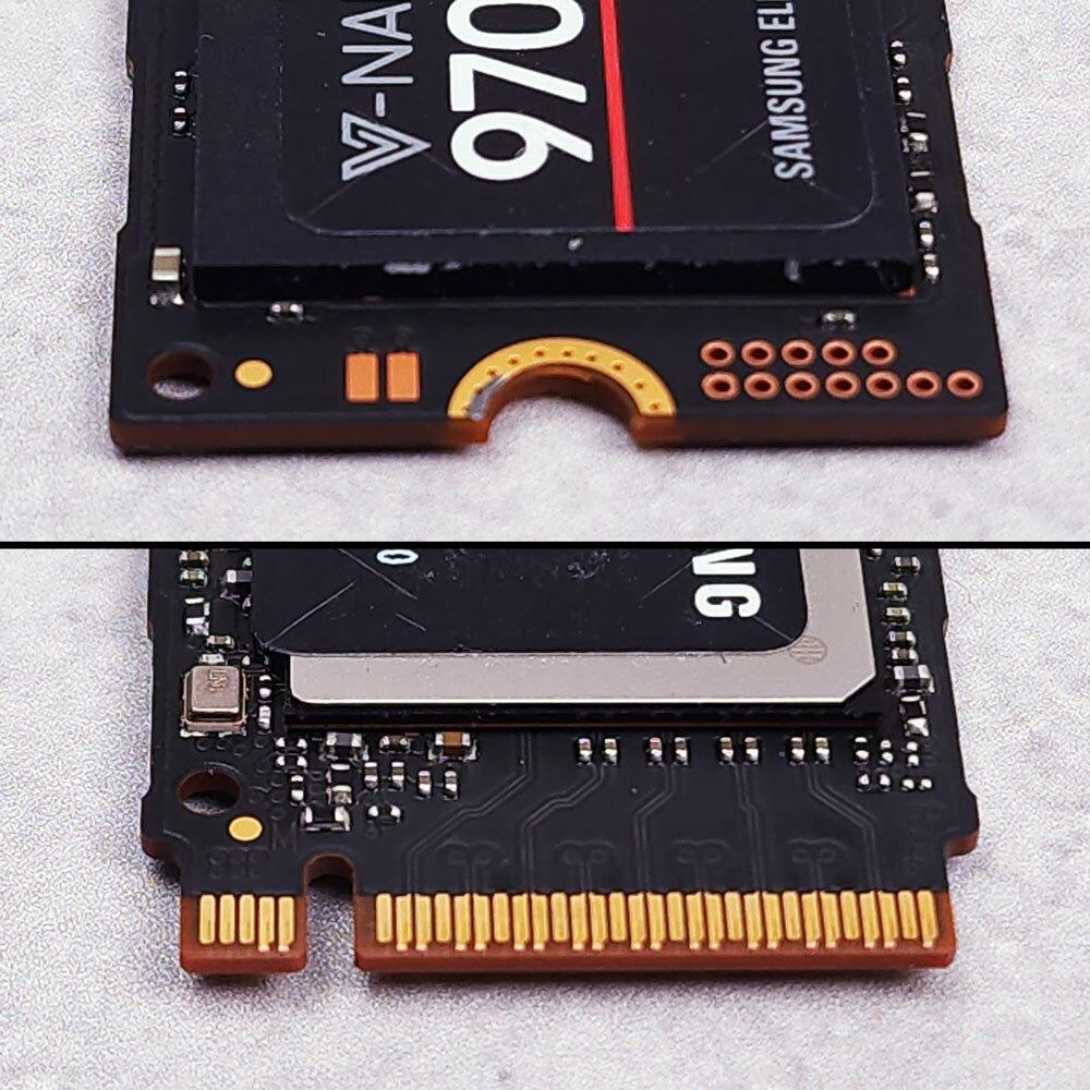 【動作良好】Samsung 970 Pro 1TB サムスン M.2 Type 2280 NVMe SSD PCIe 3.0 MZ-V7P1T0B/EC 最大速度3500MB/s 完全消去済み 国内正規品 の画像7