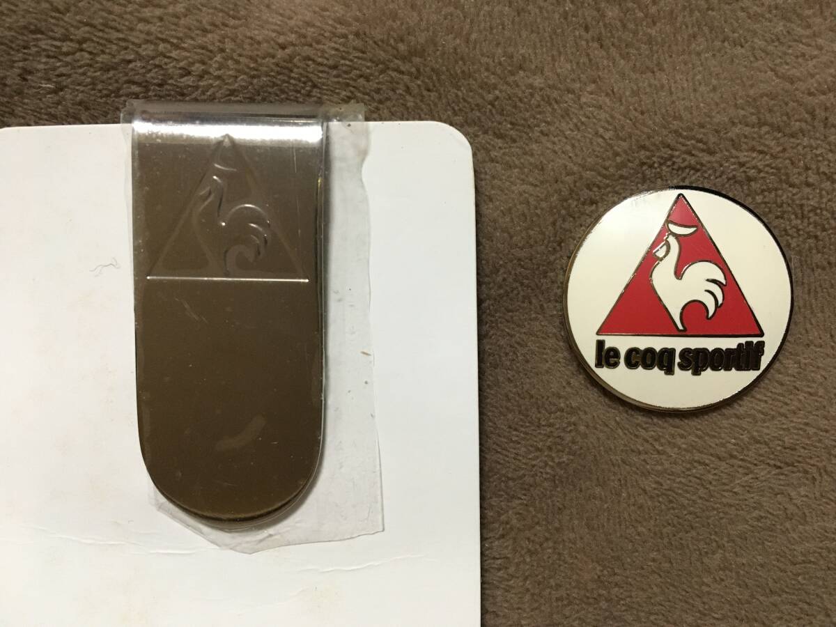 【 送料無料！!・未使用の少し訳あり品！】★le coq sportif◇ルコックスポルティフ・ポケット コインマーカー◇デサント★_画像3