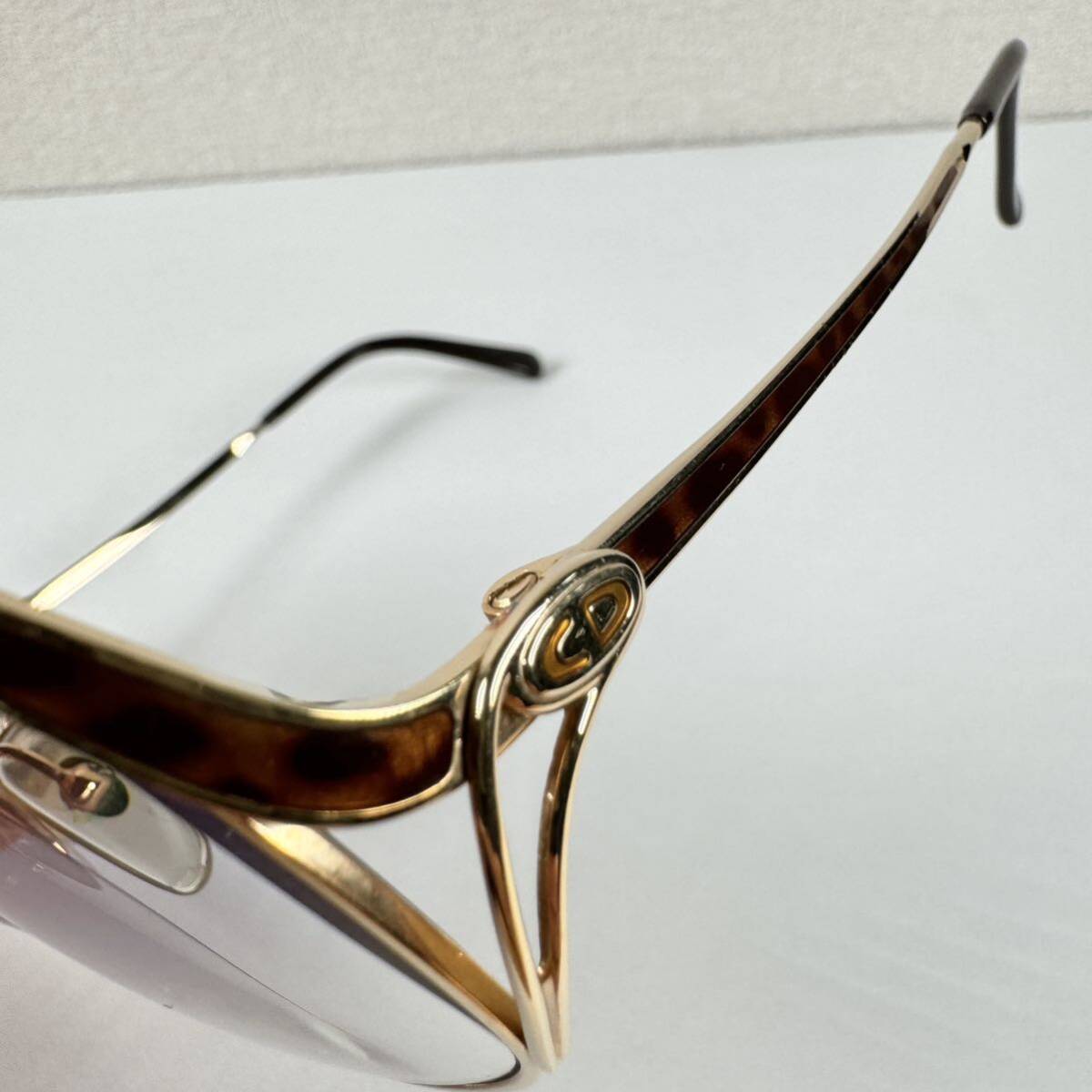 Christian Dior クリスチャンディオール a7 サングラス メガネ 眼鏡 フレーム フルリム 金属 CDロゴ ビンテージ レトロ 度入り  現状
