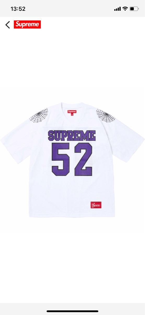 Supreme Spiderweb Football Jersey White|Yahoo!フリマ(旧 Supreme Spiderweb Football Jersey White|Yahoo!フリマ(旧