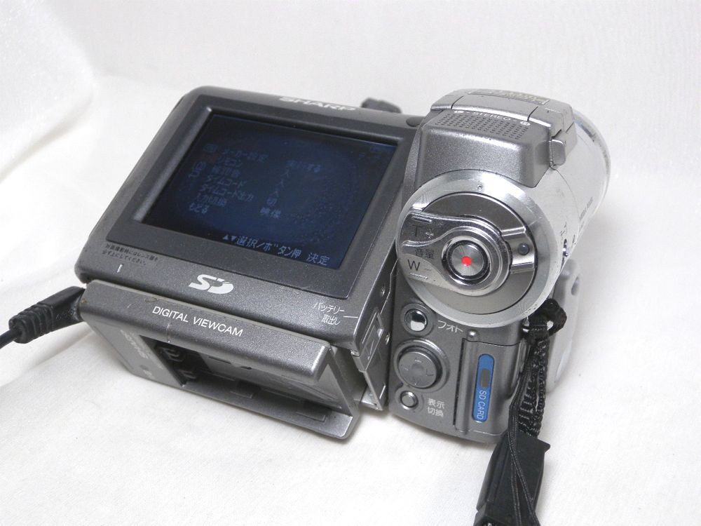 ☆SHARP 液晶ビューカム miniDV VL-MG10 ダビング・再生☆ミニDVテープ_画像5