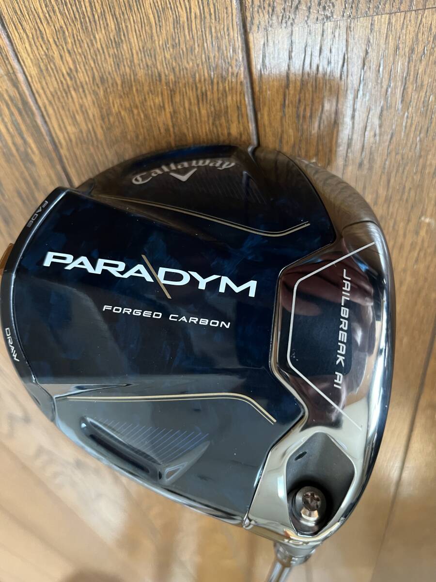 中古美品 Callaway PARADYM キャロウェイ パラダイム ドライバー ロフト10.5度 キャロウェイ純正 TENSEI 55 for CW(2023) SRの画像1