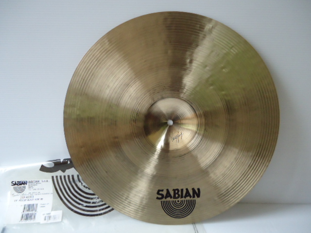 ◆◆美品・レアサイズ◆◆SABIAN セイビアン HH ミディアム・ヘビーライド１９インチ(村石 雅行氏も使用サイズ＆モデル)◆◆の画像4