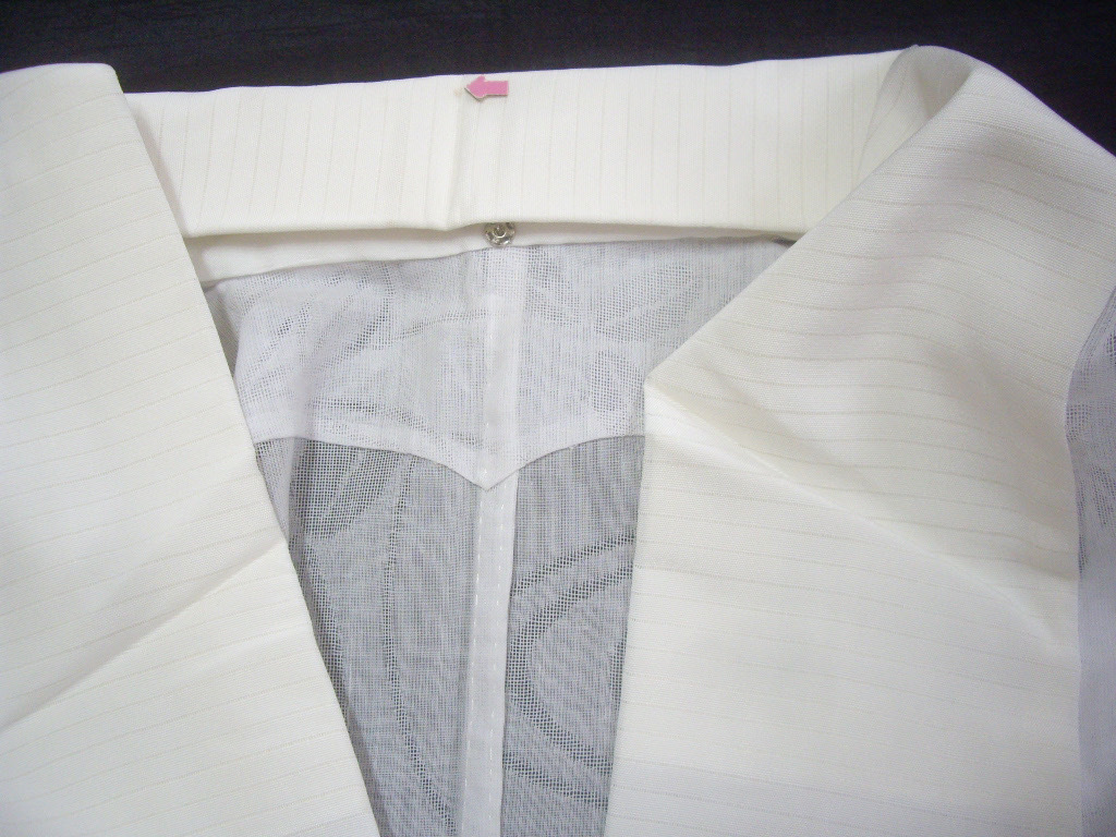 a..*K* высокий размер лен ... белый одиночный длинное нижнее кимоно длина 138.3.67.5cm широкий воротник ... воротник имеется ... ткань 