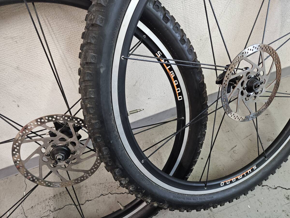 ■ 1円スタート売切り!! ■ SHIMANO WH-M757 18×559 シマノ 前後ホイール シマノ10s対応 MTB 同梱発送承中!! 26インチの画像5