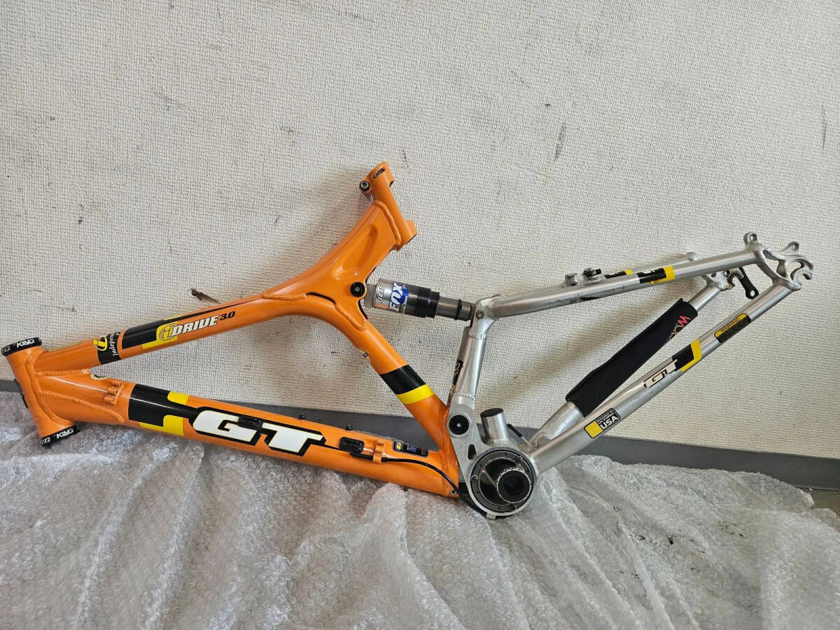 ■ 1円スタート売切り!! ■ GT I-DRIVE 3.0 FS size:S 160-170cm MTBフレーム CHRIS KING 2001年頃_画像8