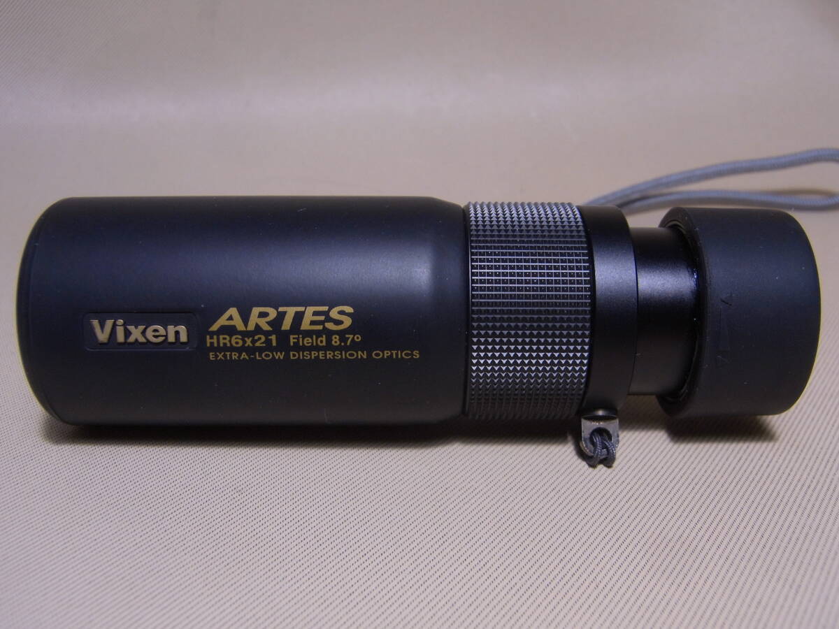 Vixen ARTES HR6×21 アルテス モノキュラー EDレンズ搭載 保証書付_画像3
