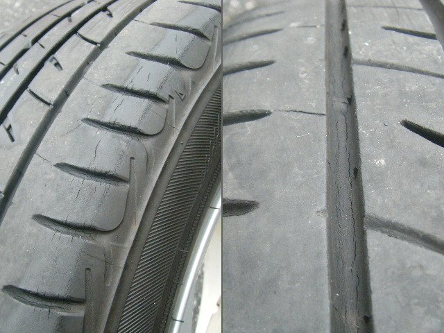 C25 セレナ 純正 アルミ 16×6JJ OFF45 PCD114.3-5H 2018年製 195/60R16 BRIDGESTONE Playz PX-RV タイヤ 4本セット P3674_画像8