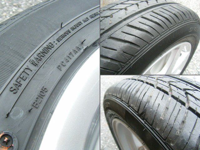 ダイハツ 純正 アルミ 14×4.5J OFF45 PCD100-4H 155/65R14 FALKEN SINCERA SN831 タイヤ 4本セット P3741_画像7