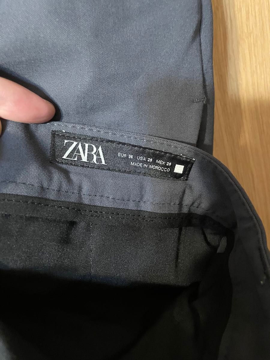 ZARA メンズスーツ グレー