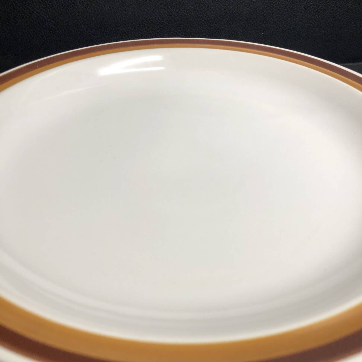 《食器》 セット「MARUTA STONE WARE：カレー皿 5枚」 高さ：約2.8cm・円直径：約23.5cm マルタ ストーンウェア 中皿 プレートの画像8