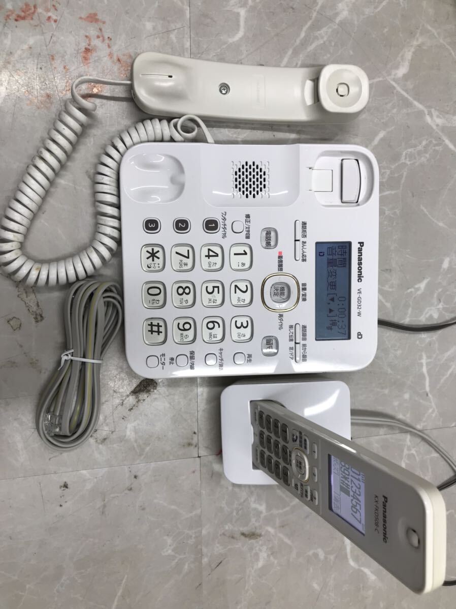 Panasonic パナソニック VE-GD32-W & KX-FKD508-Cコードレス電話機の画像3