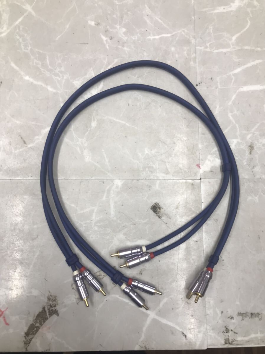 『1 』まとめて2本　super link pcOCC audio cable ... 長さ70cm _画像1