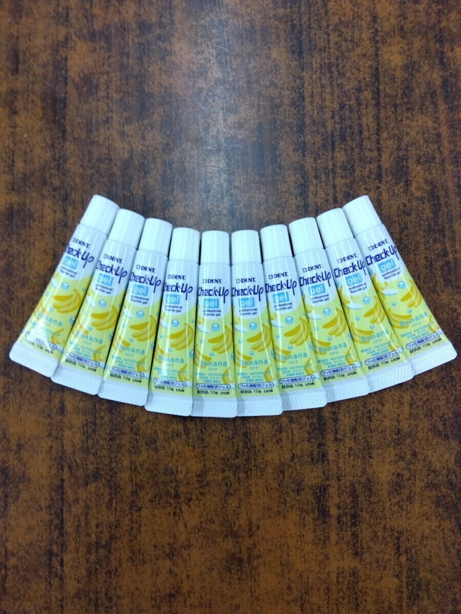  lion check up gel banana 10g x 10ps.@ tooth ... goods 
