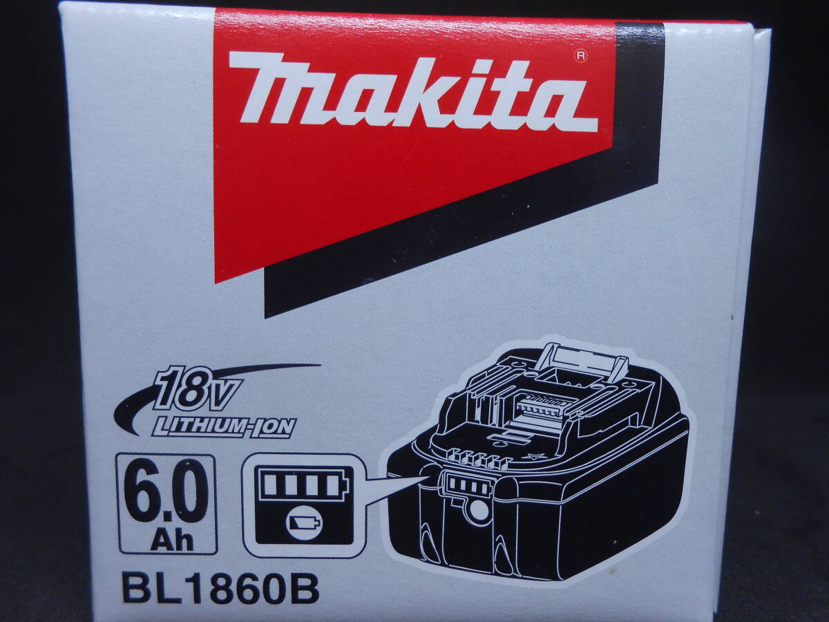 工具祭 makita マキタ リチウムイオンバッテリー BL1860B ② 未使用品 自宅保管品 純正 マキタバッテリー 6.0Ahの画像4