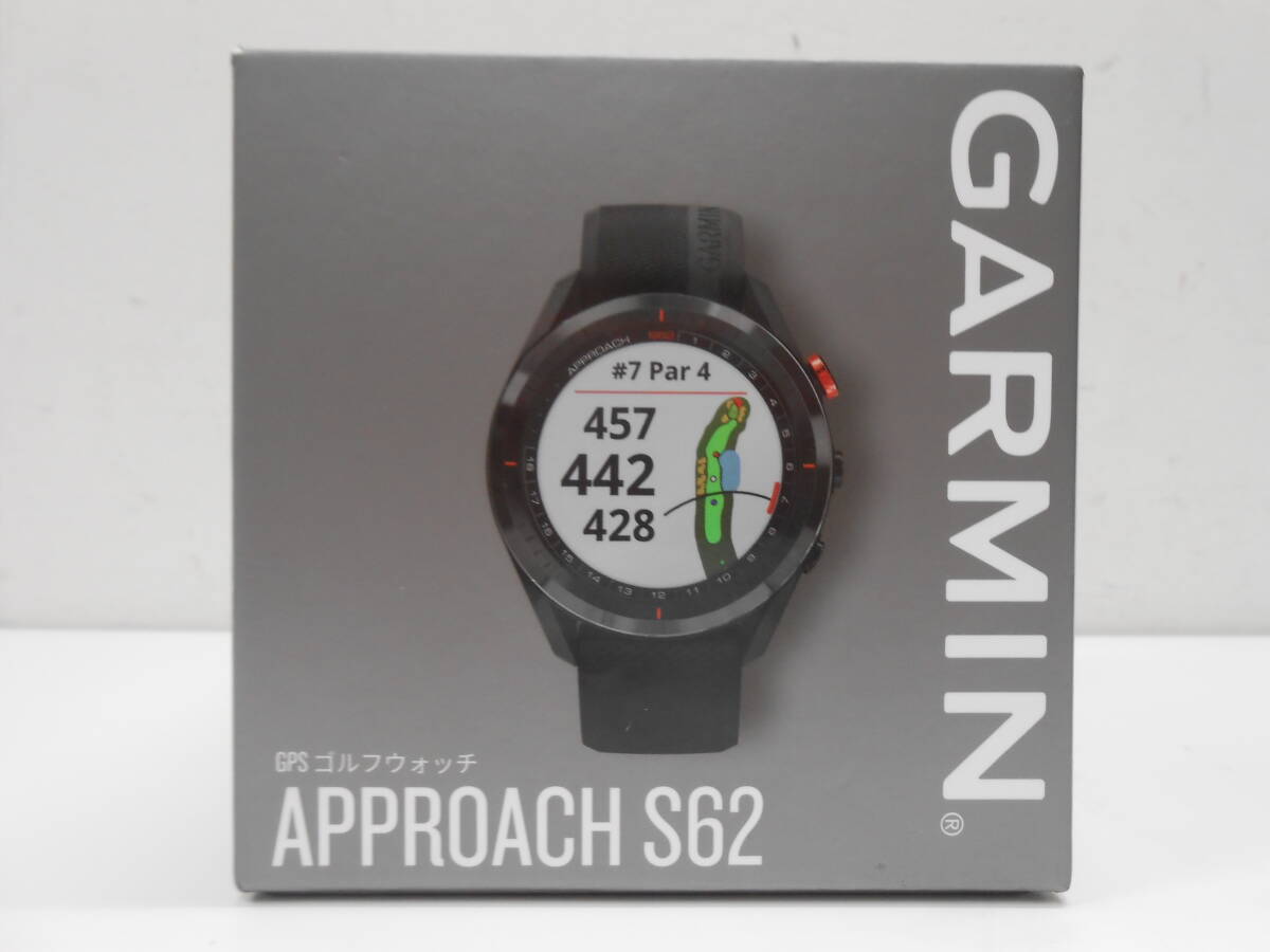 ブランド祭 時計祭 GARMIN ガーミン APPROACH S62 GPSゴルフナビウォッチ 距離計測器 腕時計型 美品 使用品 メンズ ゴルフ 腕時計_時計祭開催中です！