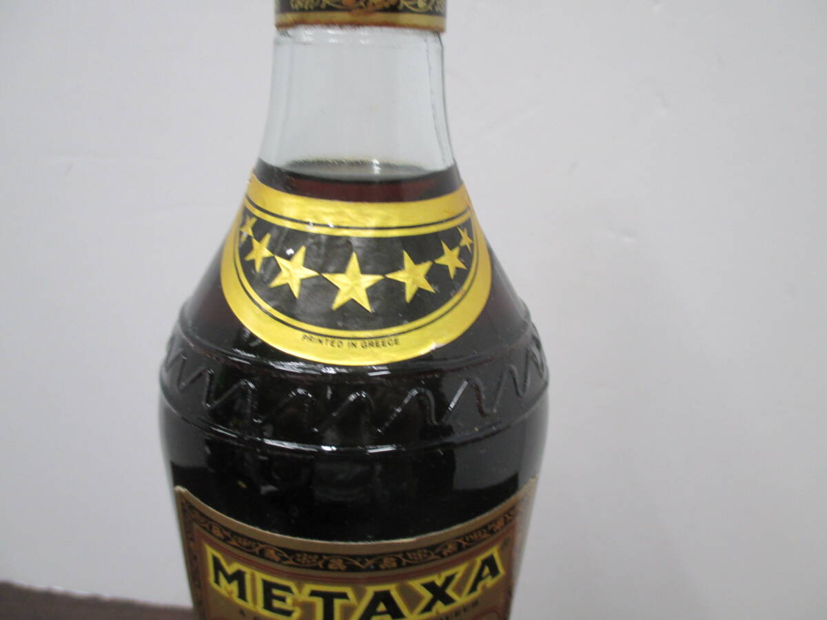 12261 酒祭 洋酒祭 メタクサ 700ml 40％ METAXA ブランデー ゴールドラベル 未開栓 古酒_画像4