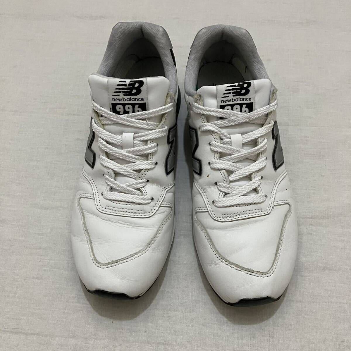 希少 レア 美品 996 白 ホワイト men's 靴 くつ シューズ 下 New Balance ニューバランス CM996NA スニーカー ホワイト レザー 26.0 26cm_画像2